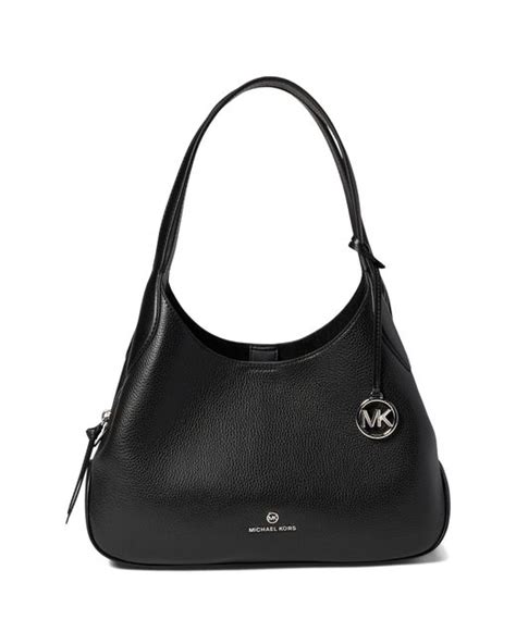 michael kors tas kelsey tote handtas zwart met roze|Michael Kors large totes.